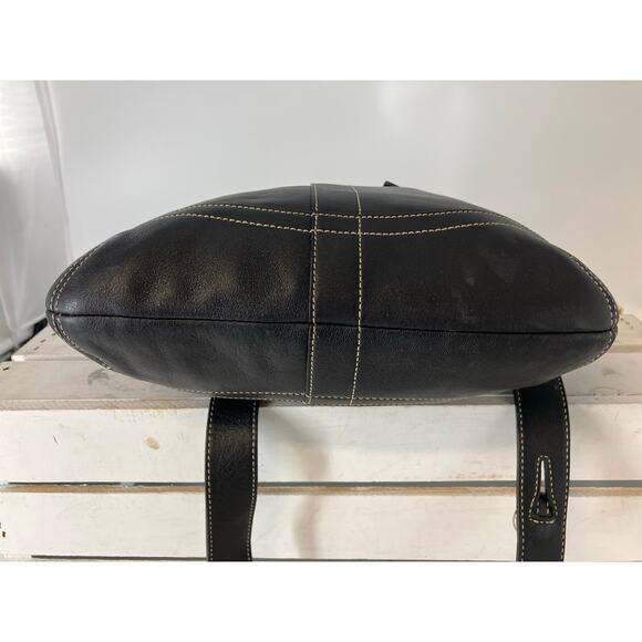 COACH 1452 SMALL SMOOTH LEATHER BLACK CROSSBODY BAG - Picture 8 of 16